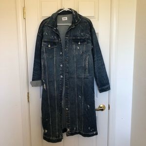 NWOT Hudson Duster Jean Jacket